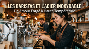 Les baristas et l&rsquo;acier inoxydable : Un amour forgé à haute température
